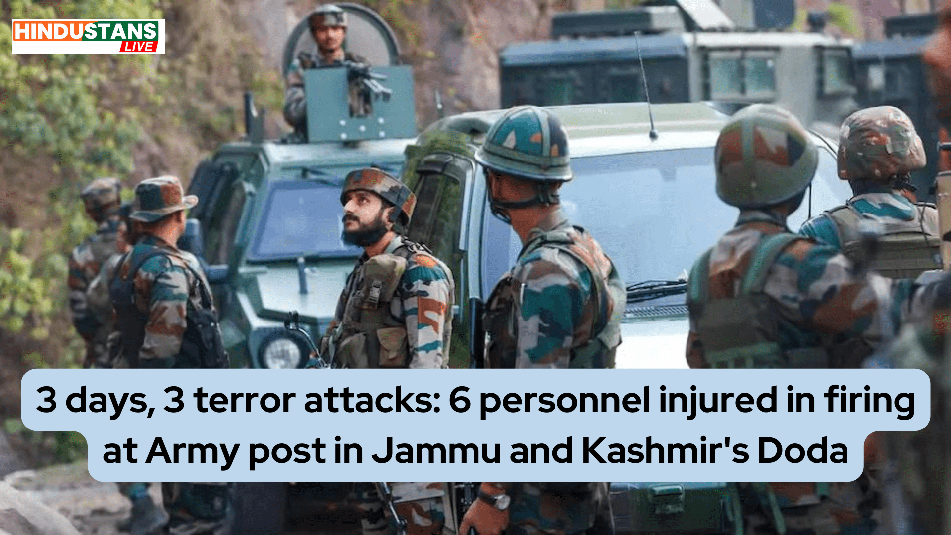 firing at Army post in Jammu and Kashmir's Doda