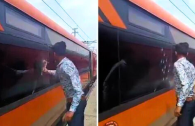 Viral Video Explained: Worker Breaks Vande Bharat Train Window for Maintenance