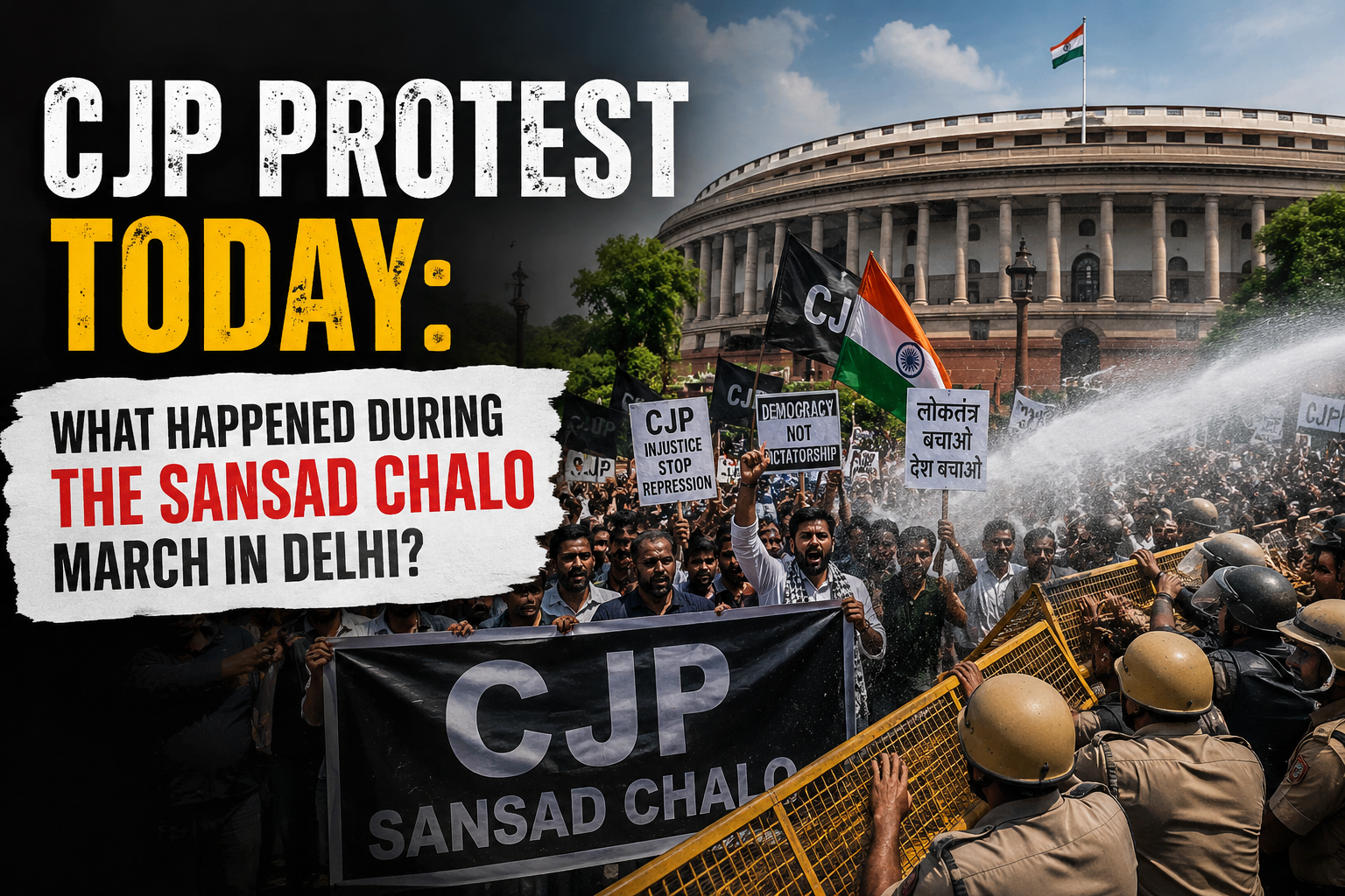 CJP Protest Today