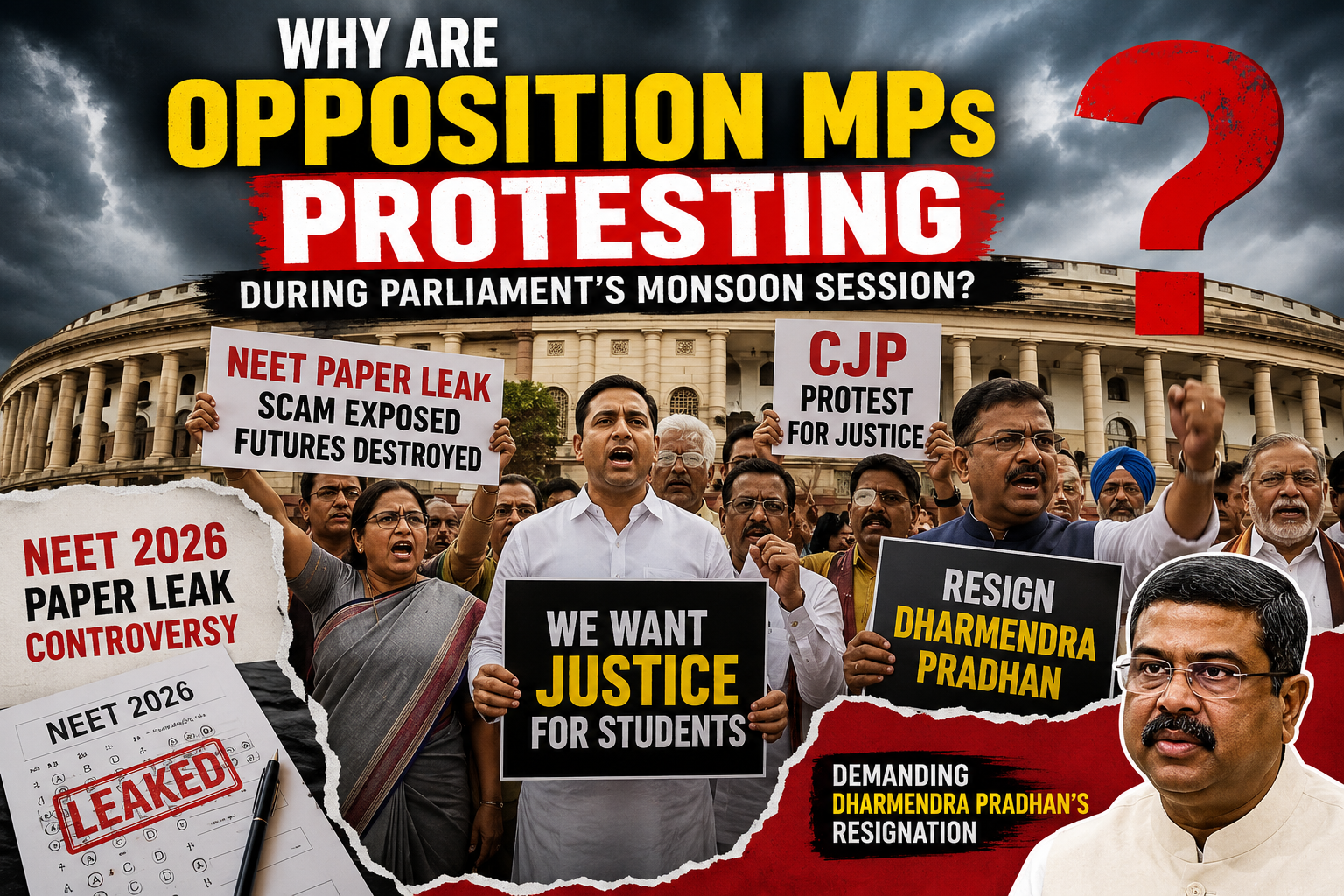 Protest in Parliament